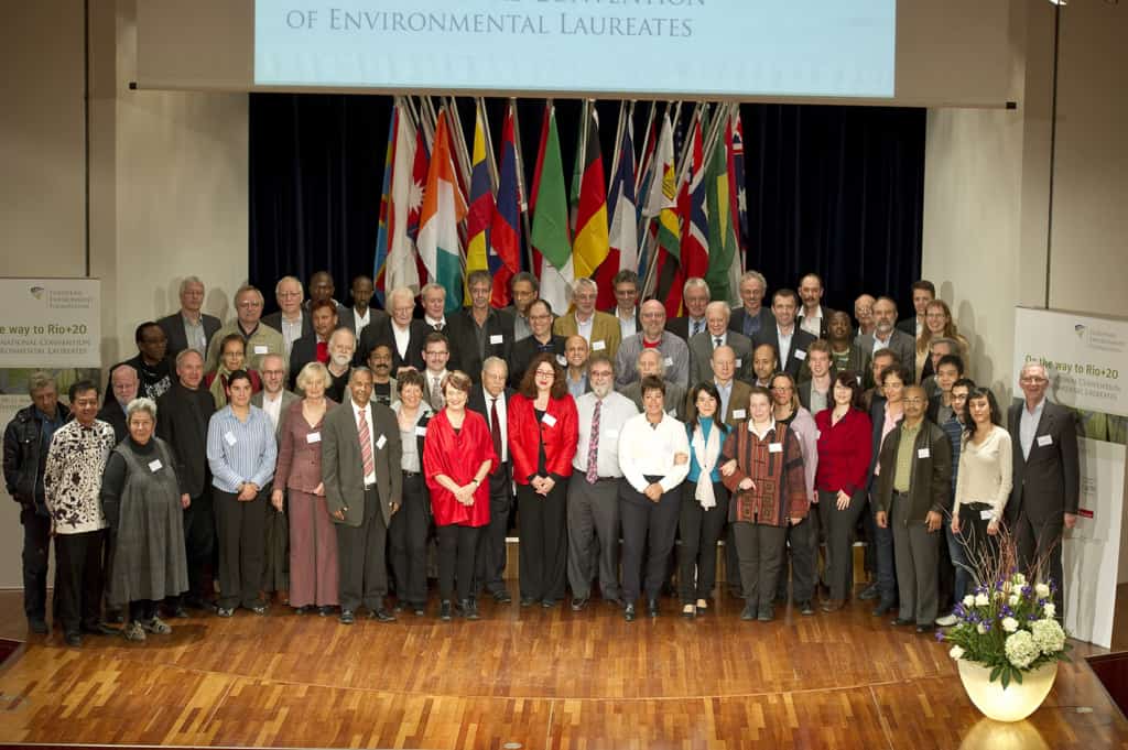 2012: Gruppenbild beim Kongress der European Environment Foundation in Freiburg.