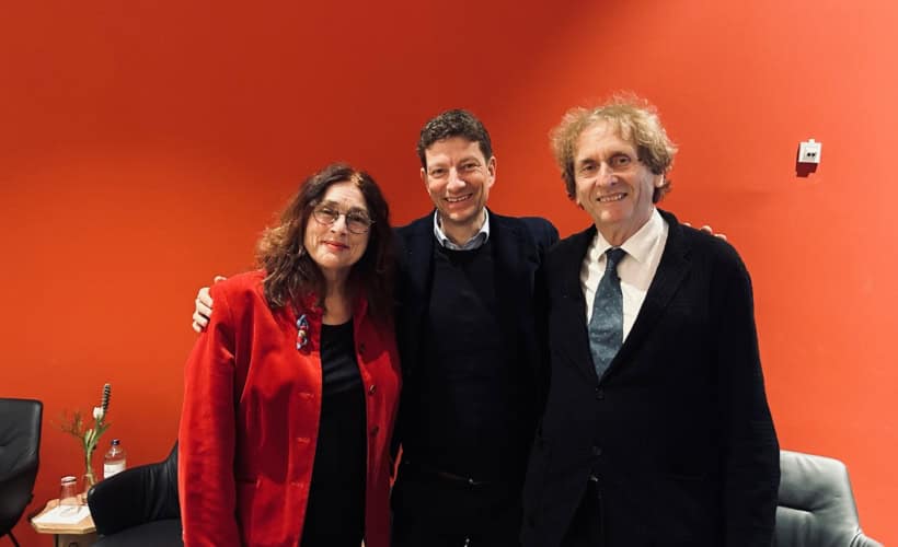 Monika Griefahn, Peter Mösle, Michael Braungart.
